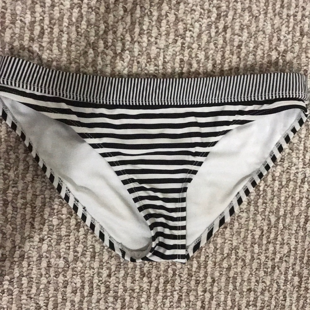 Striped bikini bottom